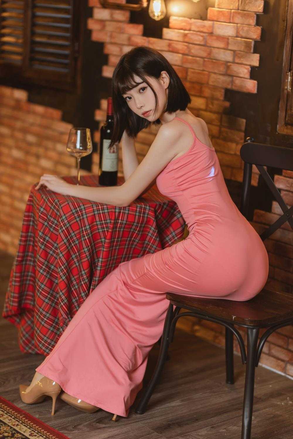 许岚LAN-粉色长裙 [40P/296M](3